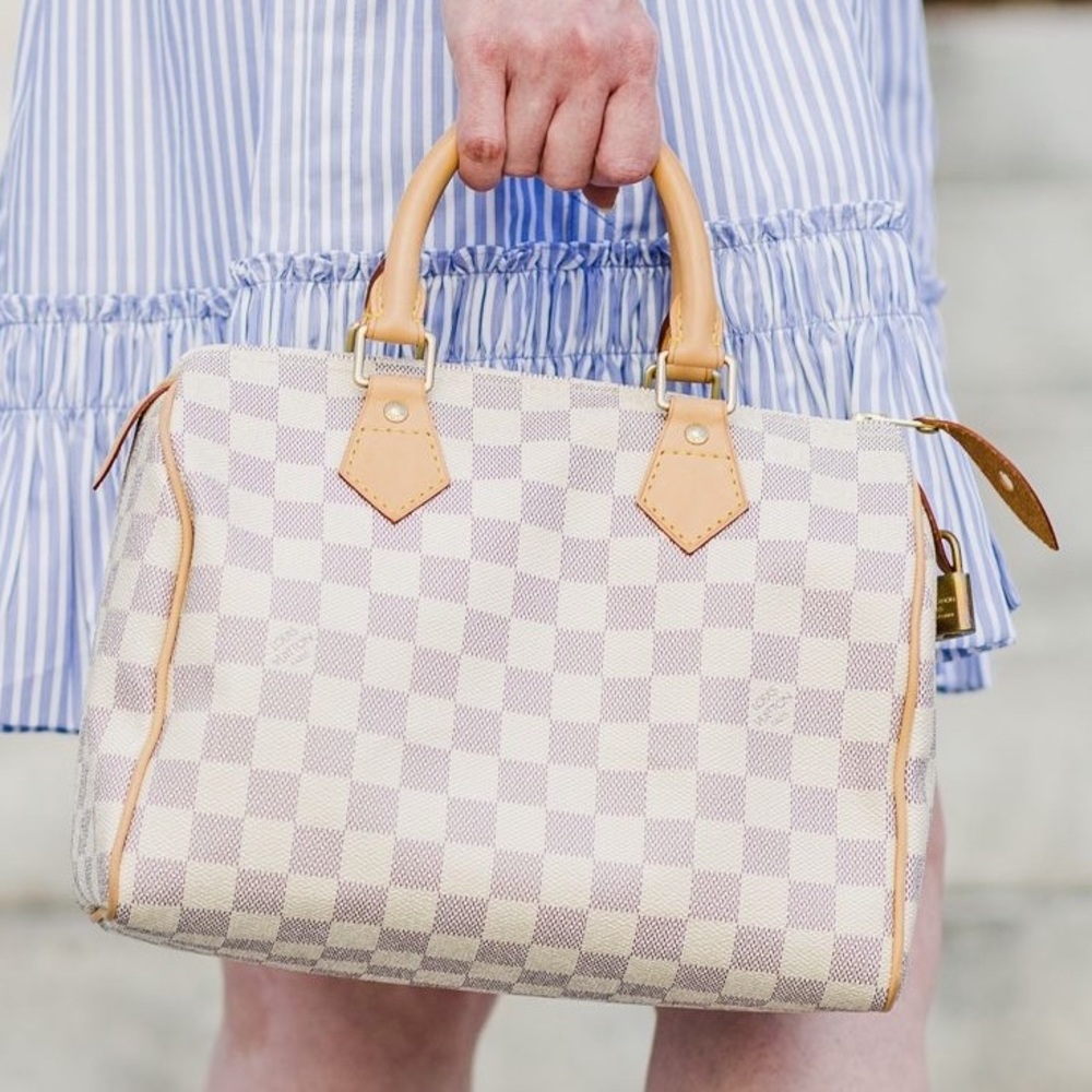 💎✨AZUR SPEEDY 25✨💎 Auth Damier Louis Vuitton Bag